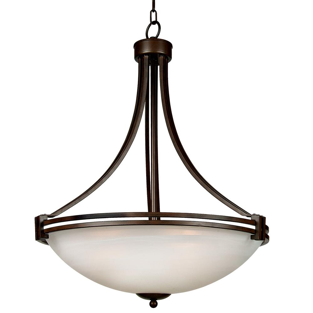 Yosemite Home Decor - Sequoia 4 Lights Pendant in Brown Finish - 98352-4DB veiw 1