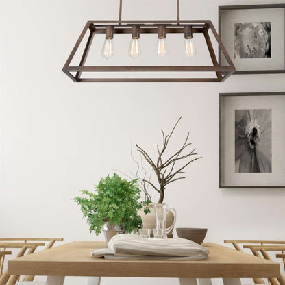 Yosemite Home Decor - Skyline Ridge 4 Light Chandelier in Oil Rubbed Bronze Finish No Glass - 480-4D-ORB veiw 2