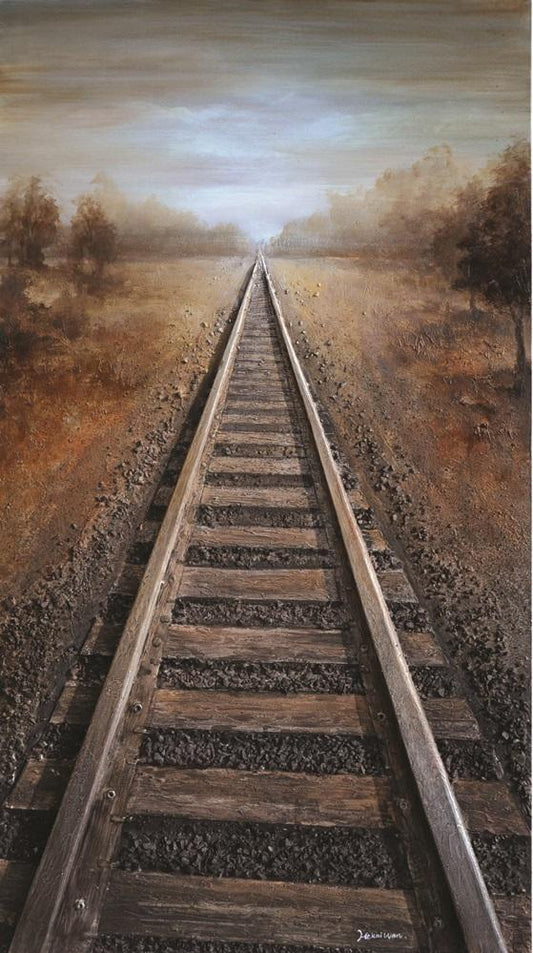 Yosemite Home Decor - Vanishing Into The Distance Original Hand Painted Wall Art - DCA091 veiw 1