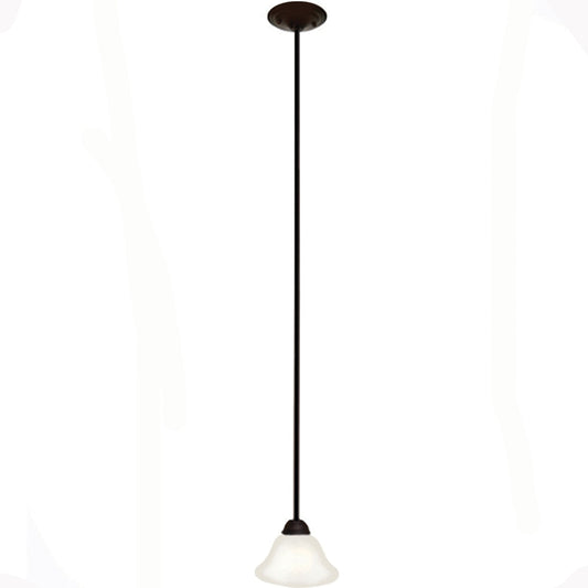 Yosemite Home Decor - Vernal Falls 1 Light Mini Pendant in Oil Rubbed Bronze Finish with White Glass - 94251R-1ORB veiw 1