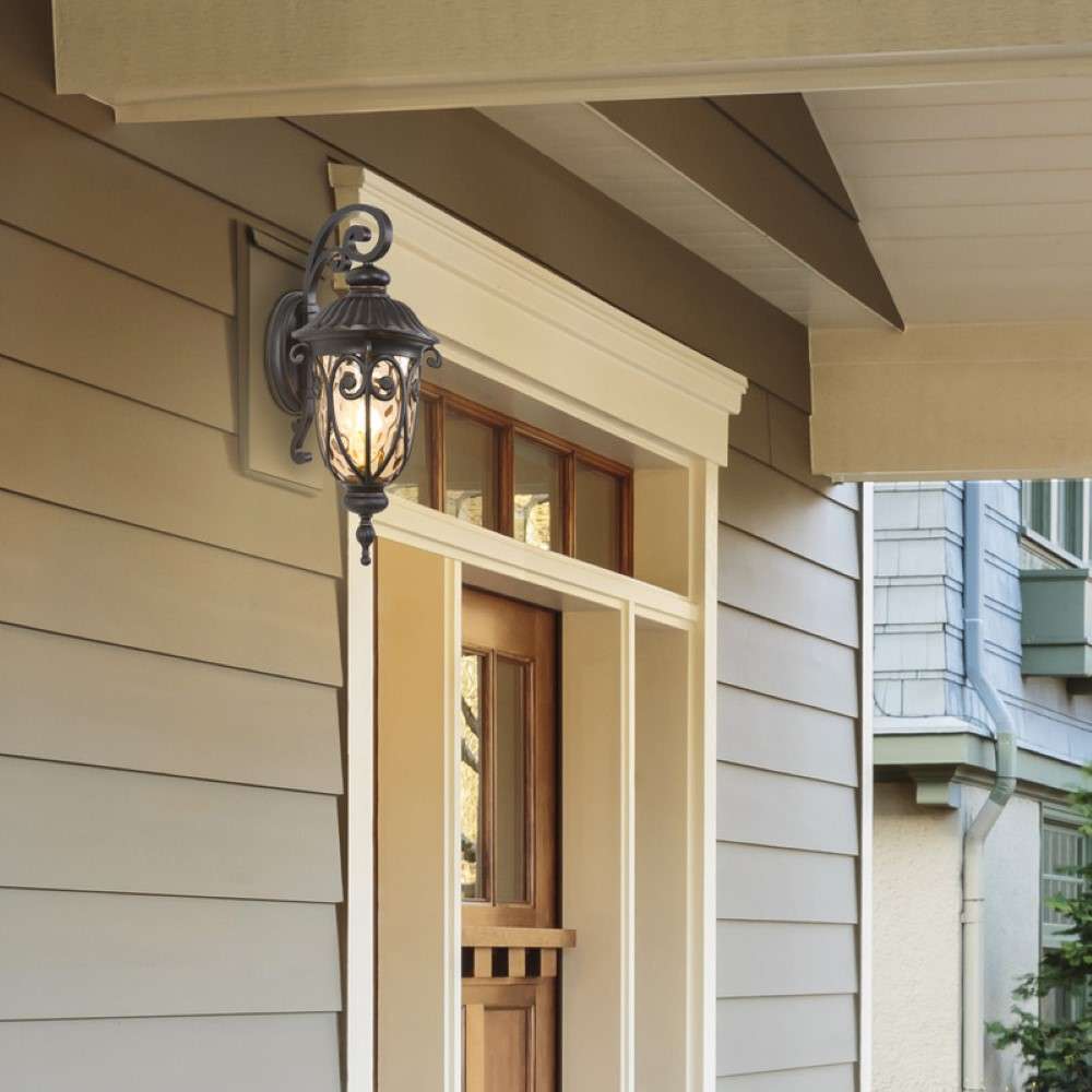 Yosemite Home Decor - Viviana 1 Light Exterior Lighting Wall Mount in Oil Rubbed Bronze Finish - FL519LDORB veiw 2