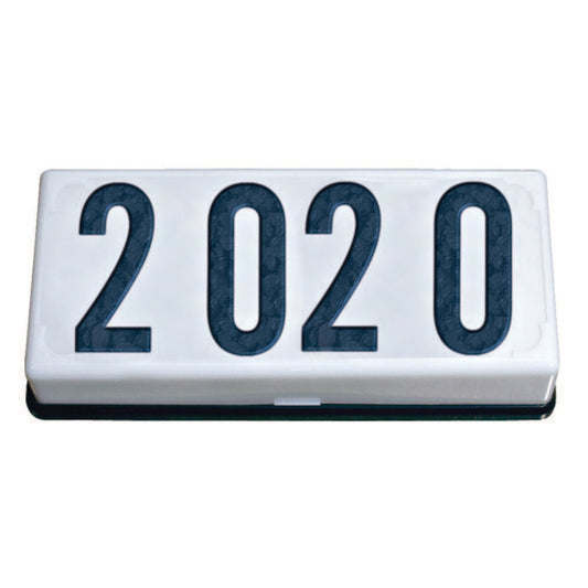 Yosemite Home Decor - Yosemite Home Decor 2 Lights Exterior Lighting in White Frame with Black Numbers - AL000 veiw 1