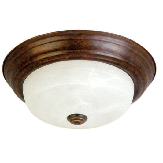 Yosemite Home Decor - Yosemite Home Decor 2 Lights Flush Mount in Dark Brown Finish - JK101-11DB veiw 1