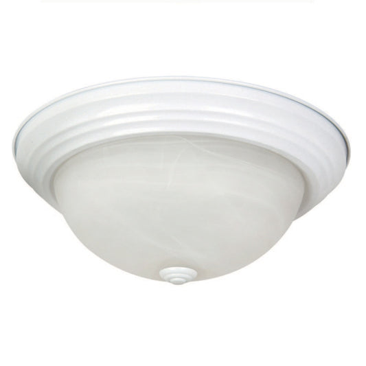 Yosemite Home Decor - Yosemite Home Decor 2 Lights Flush Mount in White Finish - JK101-11WH veiw 1