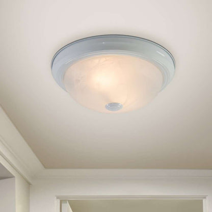 Yosemite Home Decor - Yosemite Home Decor 2 Lights Flush Mount in White Finish - JK101-11WH veiw 2