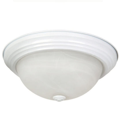 Yosemite Home Decor - Yosemite Home Decor 2 Lights Flush Mount in White Finish - JK102-13WH veiw 1
