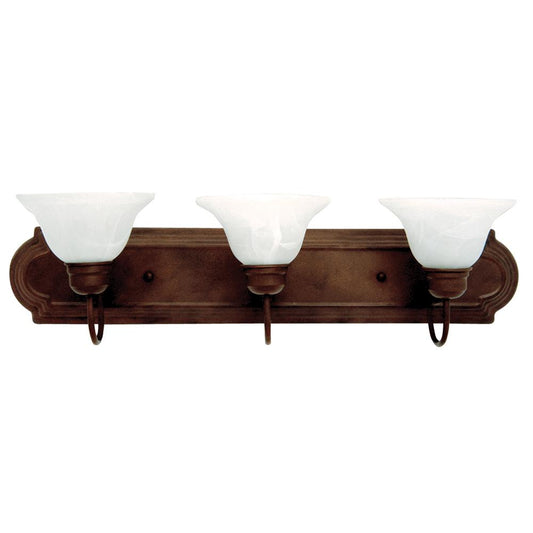 Yosemite Home Decor - Yosemite Home Decor 3 Lights Vanity in Dark Brown - 4993-3DB veiw 1