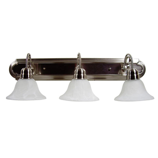 Yosemite Home Decor - Yosemite Home Decor 3 Lights Vanity in Satin Nickel Finish - 4993-3SN veiw 1