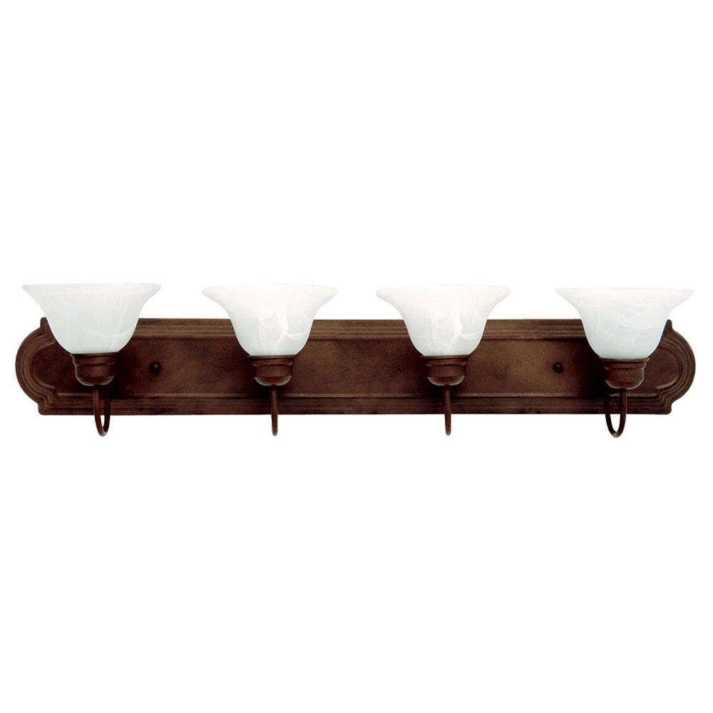 Yosemite Home Decor - Yosemite Home Decor 4 Lights Vanity in Dark Brown - 4994-4DB veiw 1