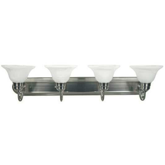 Yosemite Home Decor - Yosemite Home Decor 4 Lights Vanity in Satin Nickel Finish - 4994-4SN veiw 1