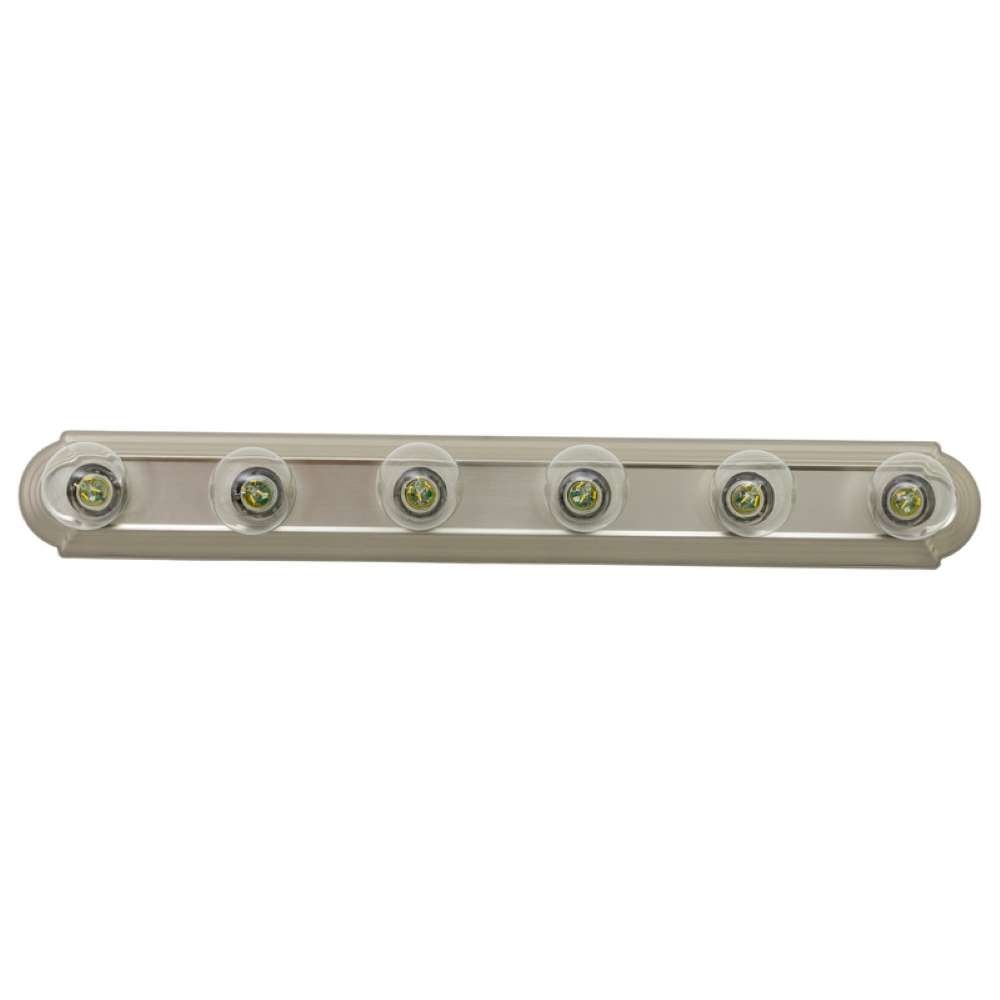 Yosemite Home Decor - Yosemite Home Decor 6 Lights Vanity in Satin Nickel Finish - 4506SN veiw 1
