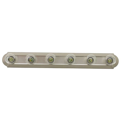 Yosemite Home Decor - Yosemite Home Decor 6 Lights Vanity in Satin Nickel Finish - 4506SN veiw 1