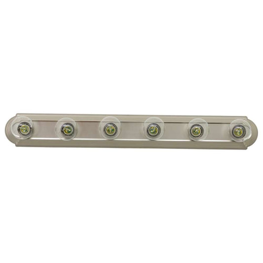 Yosemite Home Decor - Yosemite Home Decor 6 Lights Vanity in Satin Nickel Finish - 4506SN veiw 1
