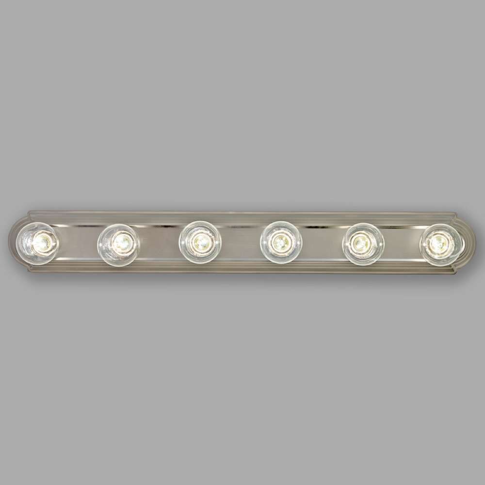 Yosemite Home Decor - Yosemite Home Decor 6 Lights Vanity in Satin Nickel Finish - 4506SN veiw 3