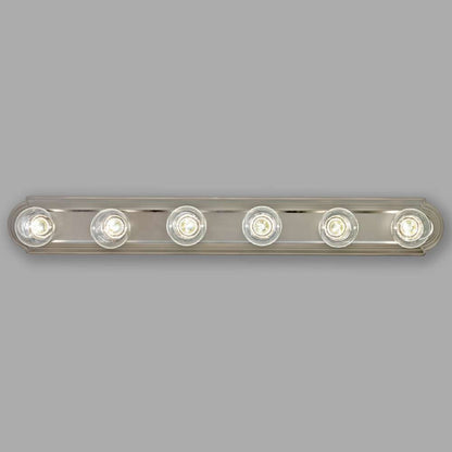 Yosemite Home Decor - Yosemite Home Decor 6 Lights Vanity in Satin Nickel Finish - 4506SN veiw 3