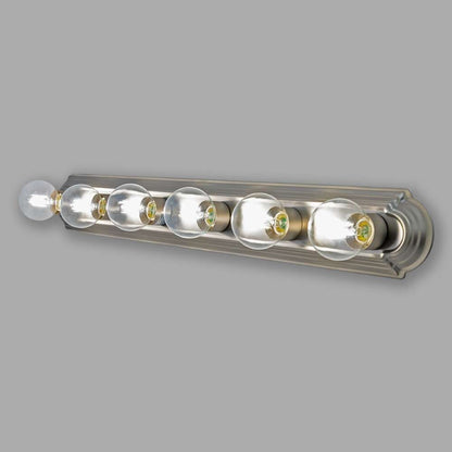 Yosemite Home Decor - Yosemite Home Decor 6 Lights Vanity in Satin Nickel Finish - 4506SN veiw 4
