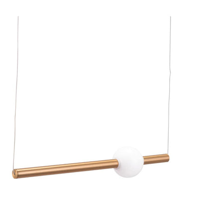 Zuo Modern - Adeo Ceiling Lamp Brass - 56108 veiw 1