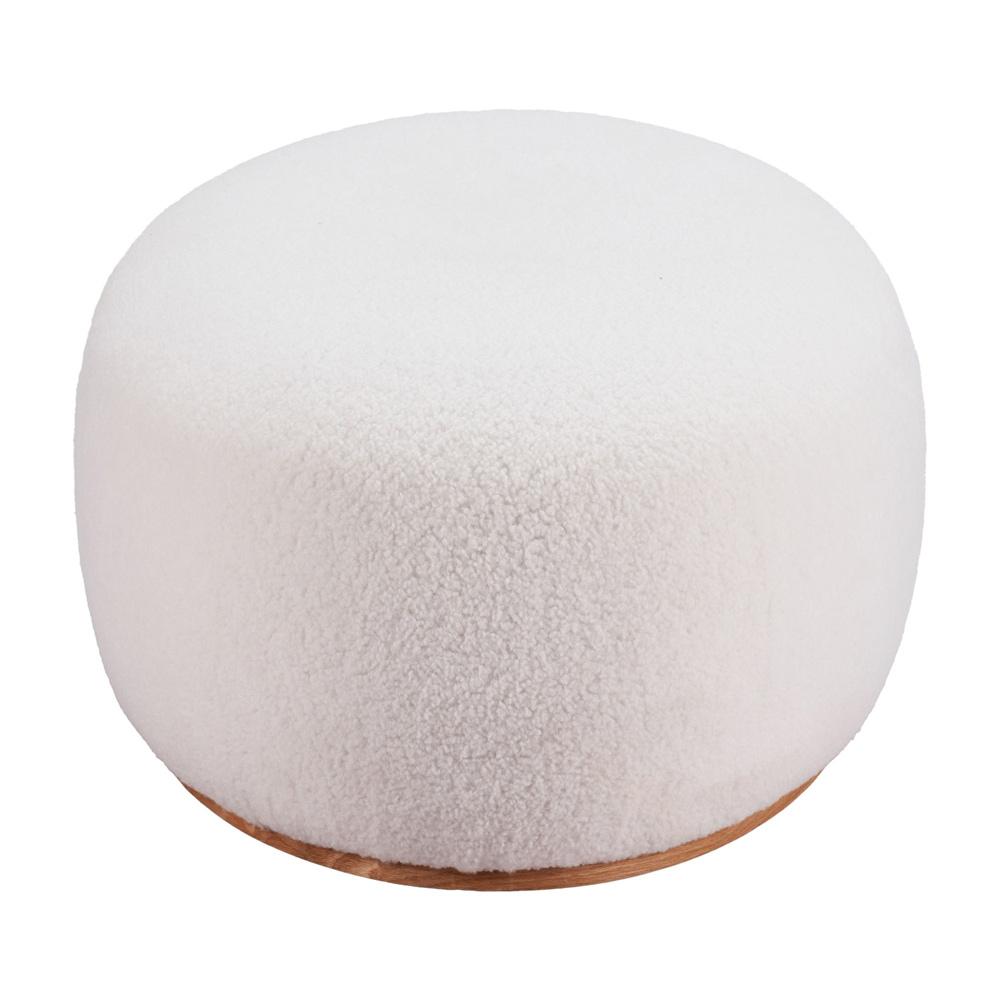 Zuo Modern - Amber Ottoman Cream - 110085 veiw 2
