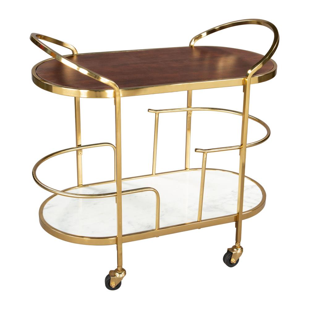Zuo Modern - Antalya Bar Cart Multicolor - 109778 veiw 3