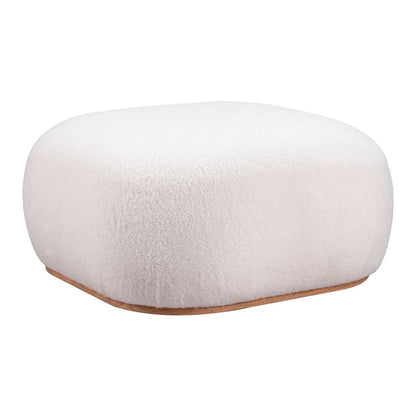 Zuo Modern - Azua Ottoman Cream - 110084 veiw 1
