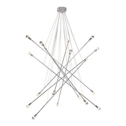 Zuo Modern - Belief Ceiling Lamp Chrome - 50216 veiw 1