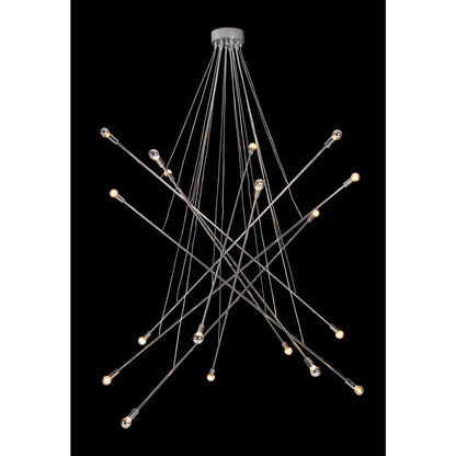 Zuo Modern - Belief Ceiling Lamp Chrome - 50216 veiw 2