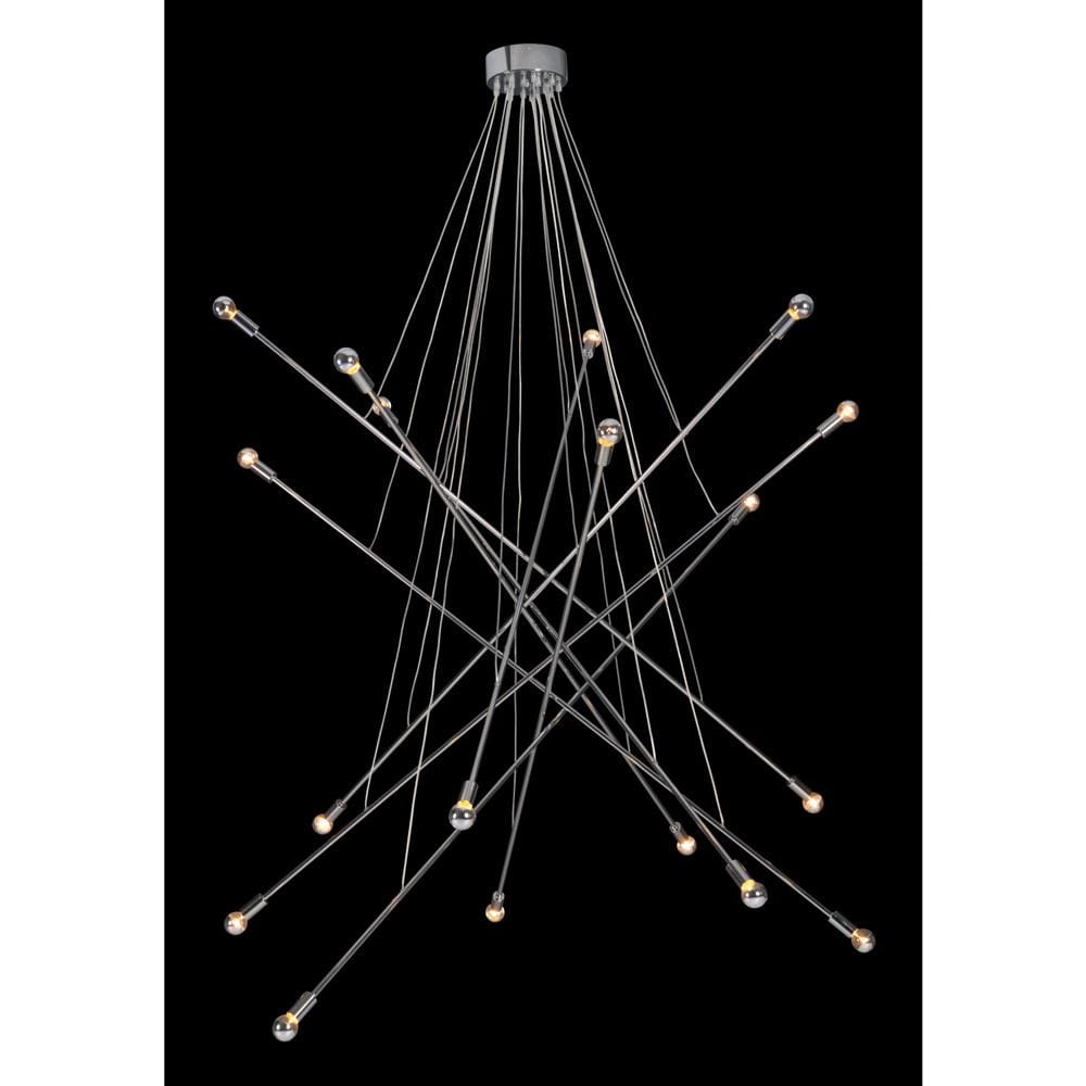 Zuo Modern - Belief Ceiling Lamp Chrome - 50216 veiw 4