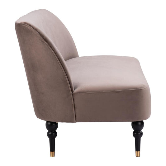 Zuo Modern - Bintulu Loveseat Taupe - 109982 veiw 2