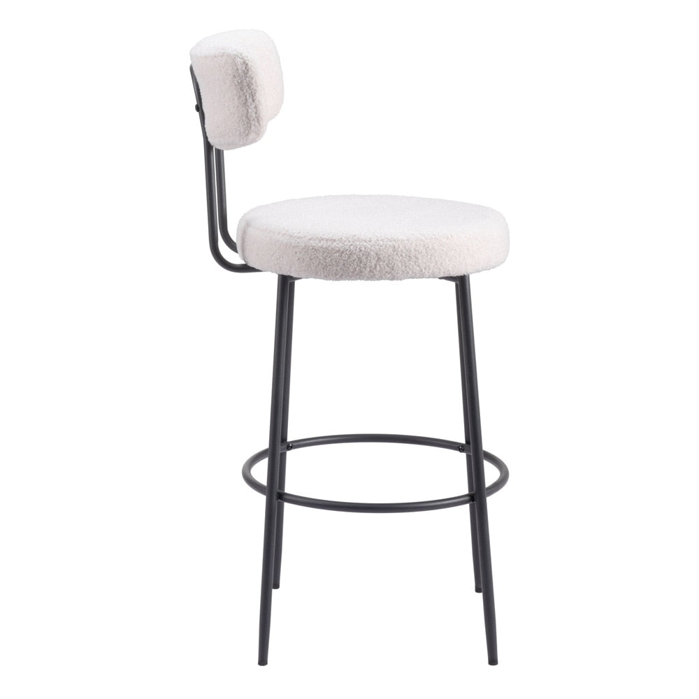 Zuo Modern - Blanca Barstool (Set of 2) Ivory - 109740 veiw 2