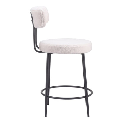 Zuo Modern - Blanca Counter Stool (Set of 2) Ivory - 109739 veiw 2