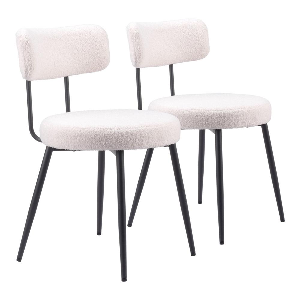 Zuo Modern - Blanca Dining Chair (Set of 2) Ivory - 109738 veiw 1