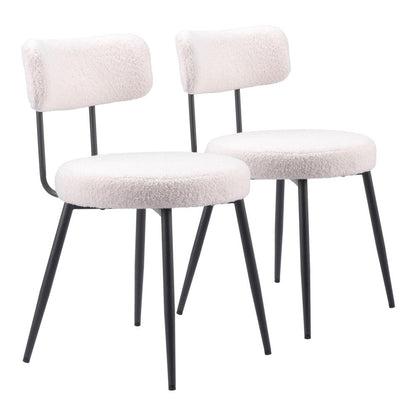 Zuo Modern - Blanca Dining Chair (Set of 2) Ivory - 109738 veiw 1
