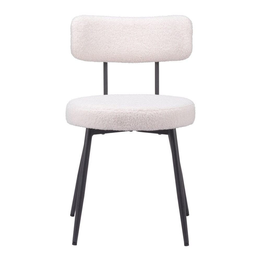 Zuo Modern - Blanca Dining Chair (Set of 2) Ivory - 109738 veiw 3