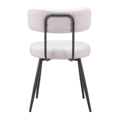 Zuo Modern - Blanca Dining Chair (Set of 2) Ivory - 109738 veiw 4
