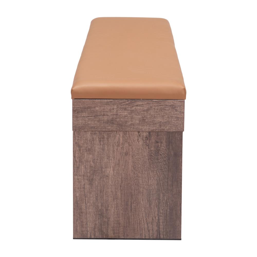 Zuo Modern - Bonker Storage Bench (Set of 2) Brown - 109497 veiw 2