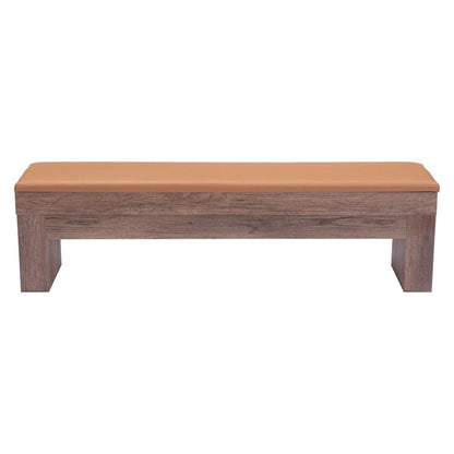 Zuo Modern - Bonker Storage Bench (Set of 2) Brown - 109497 veiw 3