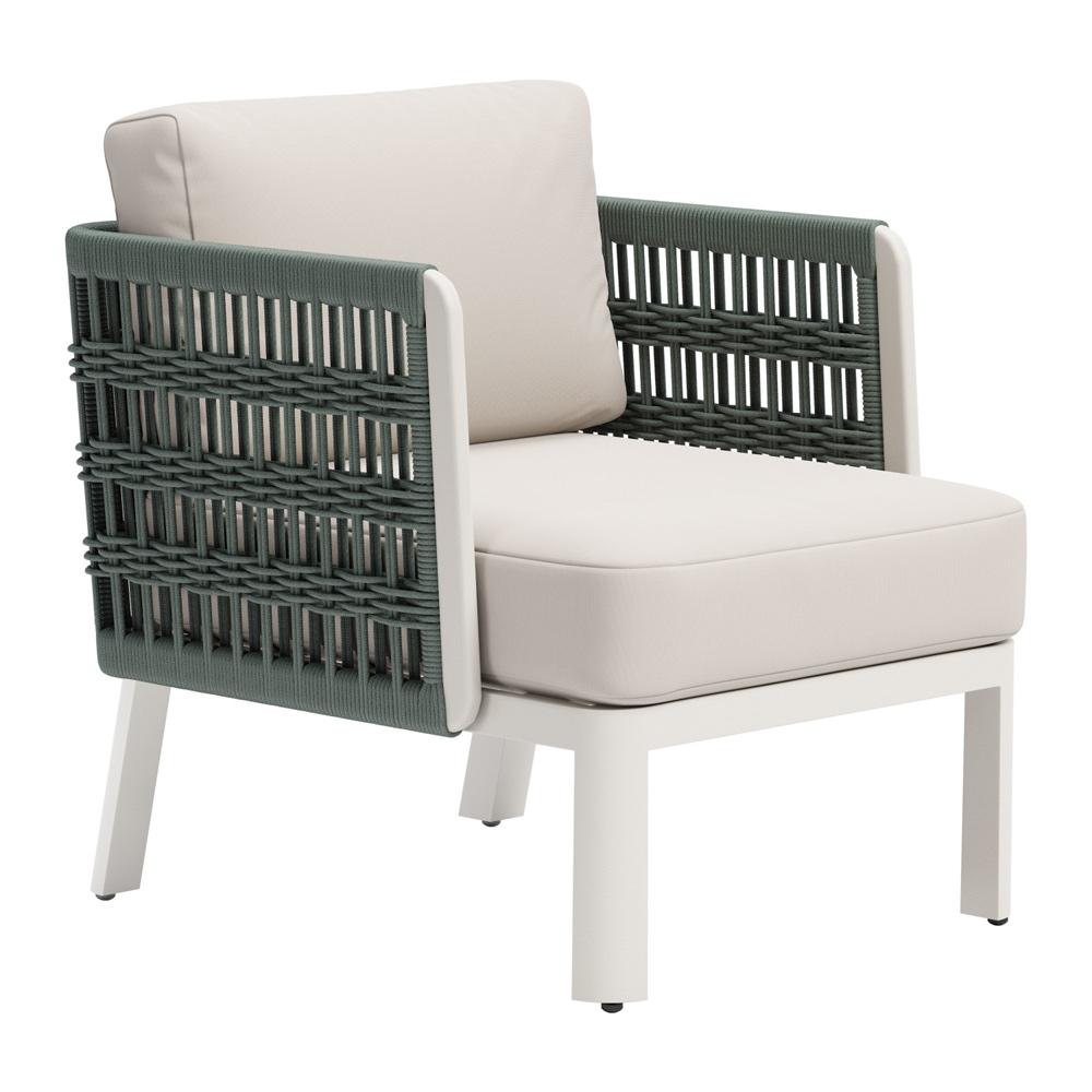 Zuo Modern - Bridgehampton Armchair White - 704044 veiw 1