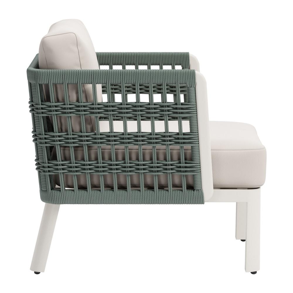 Zuo Modern - Bridgehampton Armchair White - 704044 veiw 2