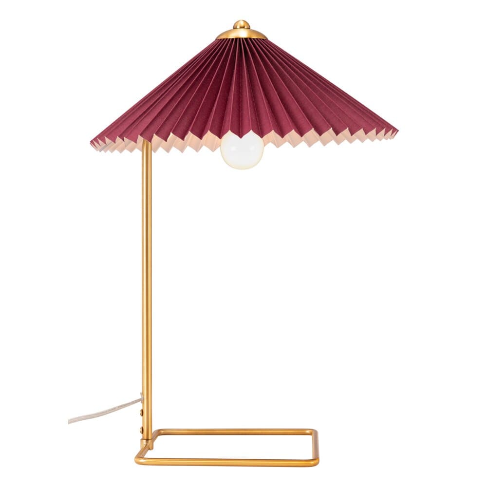 Zuo Modern - Charo Table Lamp Red & Gold - 56137 veiw 2