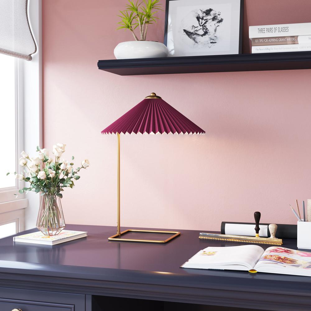 Zuo Modern - Charo Table Lamp Red & Gold - 56137 veiw 5