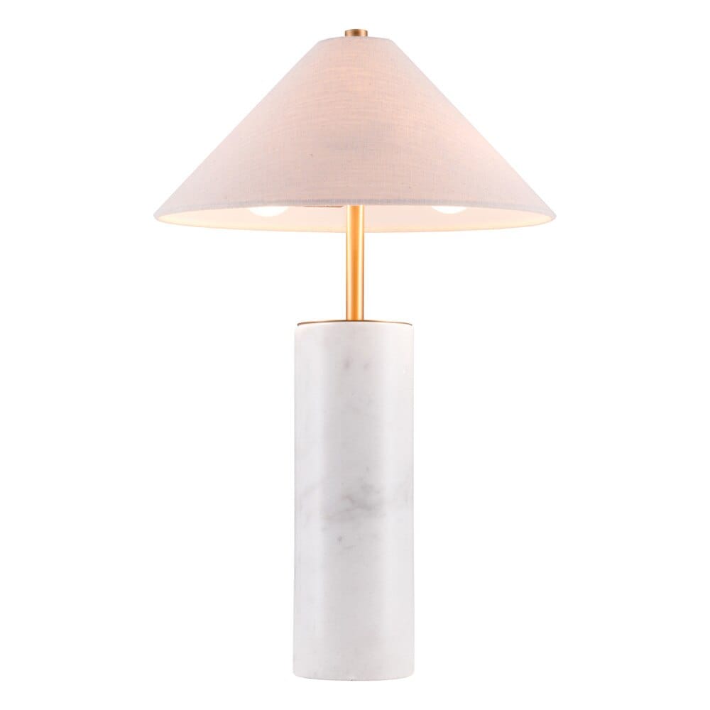 Zuo Modern - Ciara Table Lamp Beige & White - 56100 veiw 1