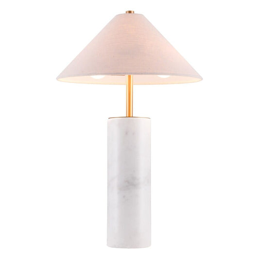 Zuo Modern - Ciara Table Lamp Beige & White - 56100 veiw 1