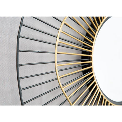 Zuo Modern - Comet Round Mirror Black & Gold - A12217 veiw 3
