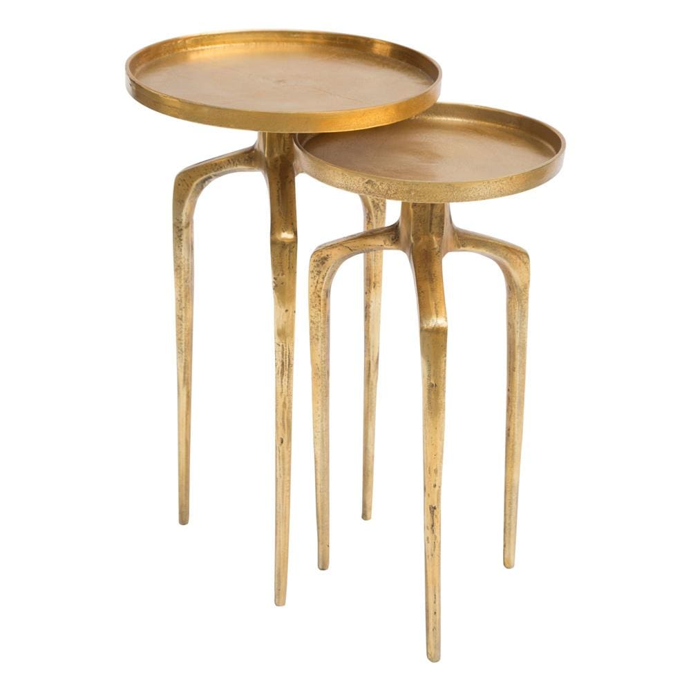 Zuo Modern - Como Accent Table Set (2-Piece) Antique Gold - 405002 veiw 1