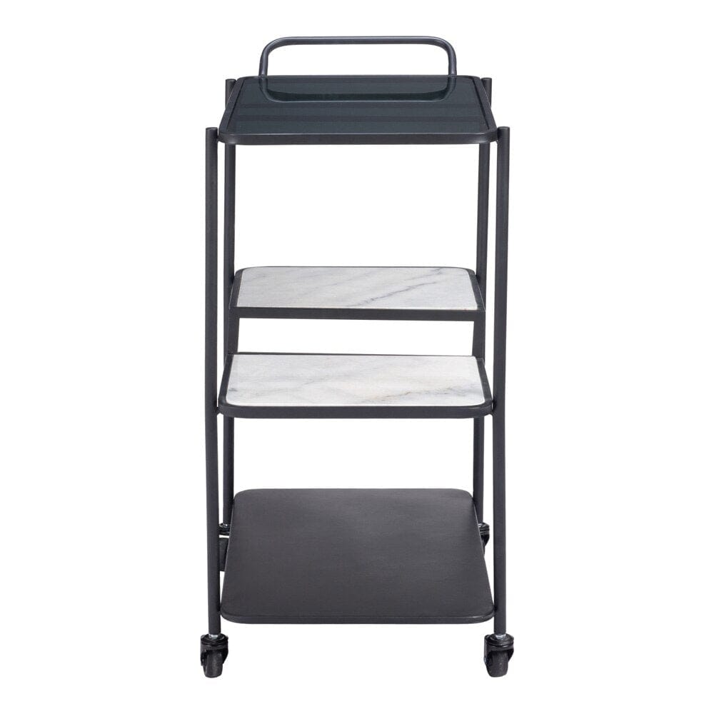 Zuo Modern - Constanza Bar Cart Black - 109845 veiw 2