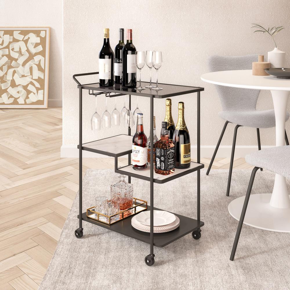 Zuo Modern - Constanza Bar Cart Black - 109845 veiw 5