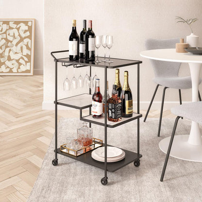Zuo Modern - Constanza Bar Cart Black - 109845 veiw 5