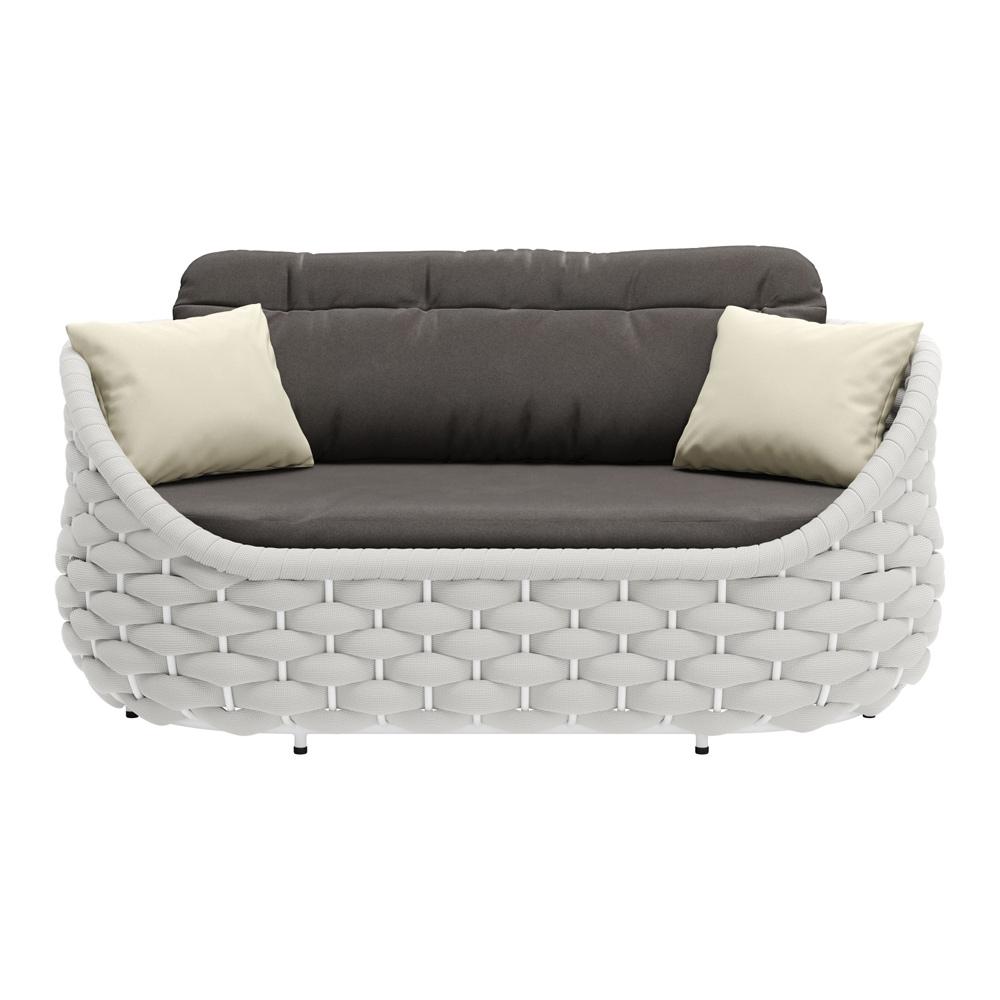 Zuo Modern - Coral Reef Loveseat Gray - 704026 veiw 3