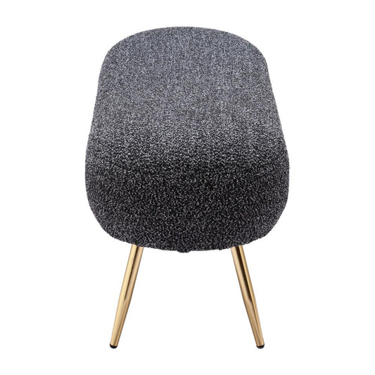 Zuo Modern - Creek Bench Glitter Black - 110081 veiw 2