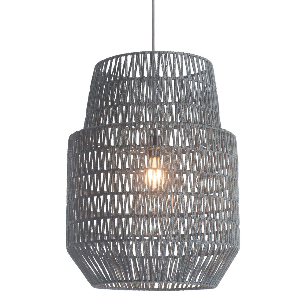 Zuo Modern - Daydream Ceiling Lamp Gray - 50209 veiw 2